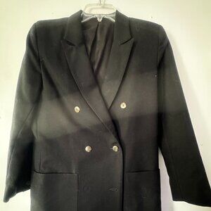 Vintage 1990's Black Blazer BREECHES brand size 4 womens like new